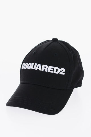 Cappello Da Baseball in Tinta Unita con Logo a Contrasto
