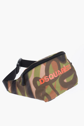 Camouflage-Effect Maxi Bum Bag