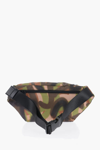 Camouflage-Effect Maxi Bum Bag