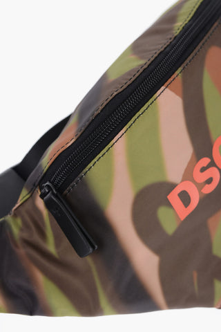 Camouflage-Effect Maxi Bum Bag