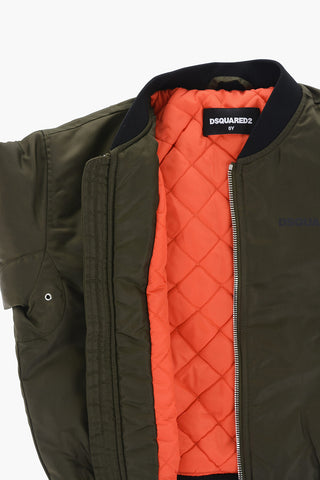 Bomber in Nylon Imbottito