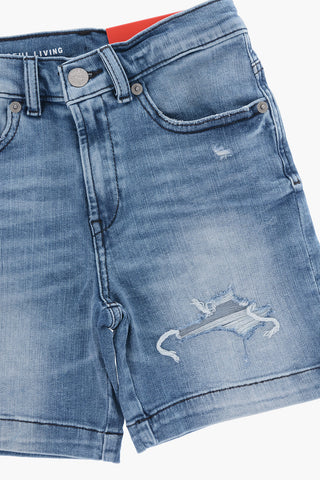 Distressed D-MACS-SH-J Shorts