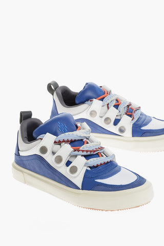 Sneakers TICINELLA in Suede con Maxi Lacci