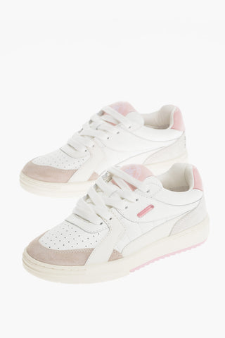 Low-Top Sneakers with Embossed Logo