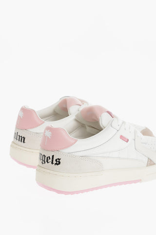 Low-Top Sneakers with Embossed Logo