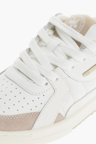 Sneakers Low-Top Con Logo in Rilievo