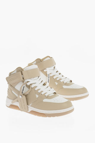 Leather OUT OF OFFICE Mid-Top Sneakers