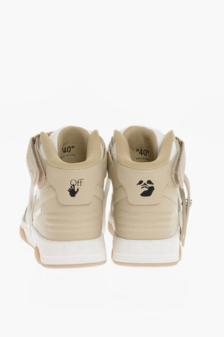 Leather OUT OF OFFICE Mid-Top Sneakers