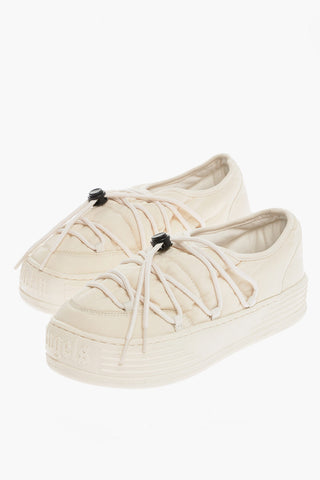 Low-Top Sneakers SNOW Padded with Platform Sole