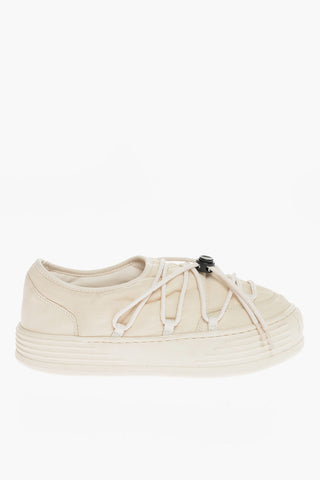 Low-Top Sneakers SNOW Padded with Platform Sole