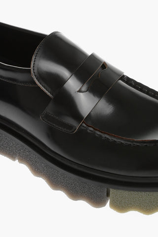 Brushed Leather SPONGE Loafers