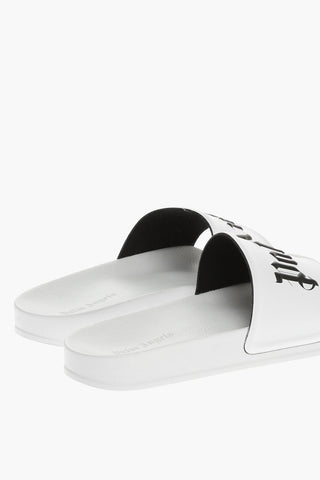 Rubber POOL Slides Logo Print