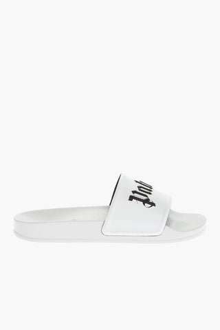 Rubber POOL Slides Logo Print