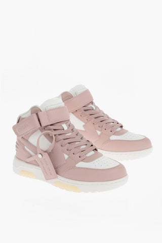Leather OUT OF OFFICE Mid-Top Sneakers