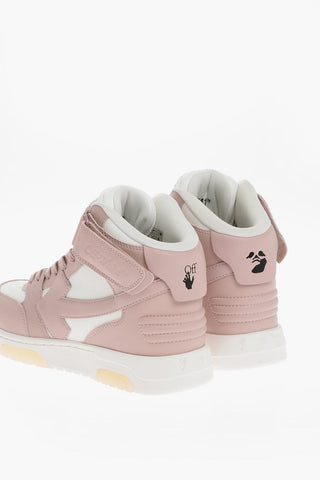 Leather OUT OF OFFICE Mid-Top Sneakers