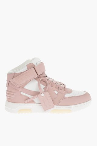 Leather OUT OF OFFICE Mid-Top Sneakers