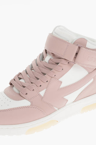 Leather OUT OF OFFICE Mid-Top Sneakers