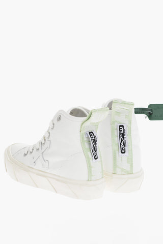 Hammered Leather VULCANIZED High-Top Sneakers