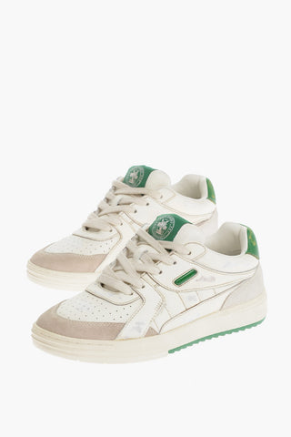Leather UNIVERSITY Low-Top Sneakers Vintage Effect