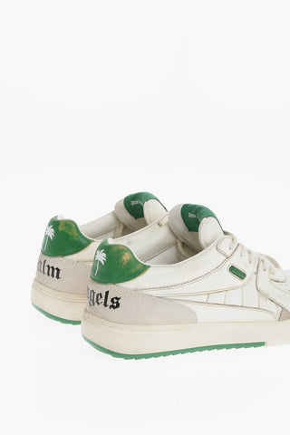Leather UNIVERSITY Low-Top Sneakers Vintage Effect