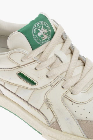 Leather UNIVERSITY Low-Top Sneakers Vintage Effect