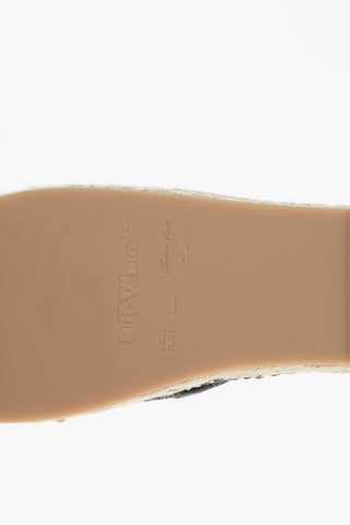 Crisscorss leather Espadrillas Slides