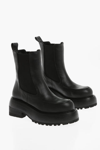 Leather ANTON Chelsea Boots Heel 7cm