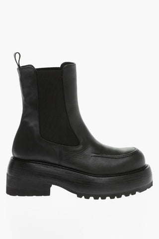 Leather ANTON Chelsea Boots Heel 7cm