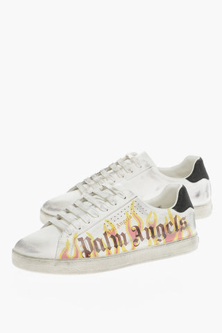 Sneakers Low-Top SPRAYPRINT In Pelle Effetto Vintage