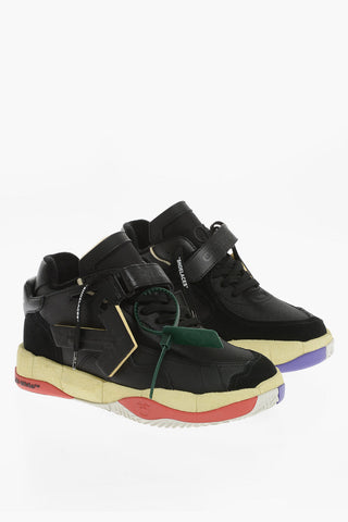 Panelled PUZZLE COUTURE Low-Top Sneakers