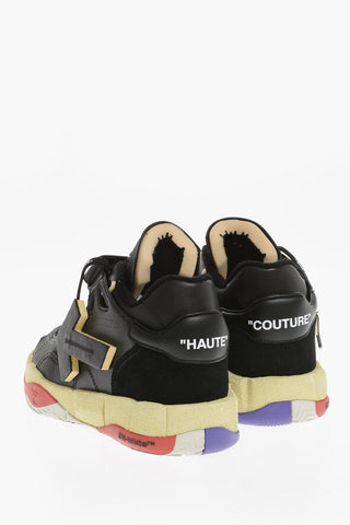 Panelled PUZZLE COUTURE Low-Top Sneakers