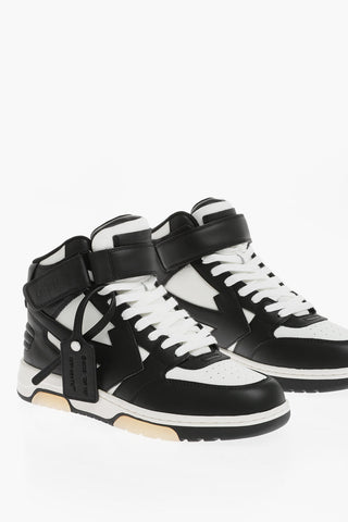 Leather OUT OF OFFICE Mid-Top Sneakers
