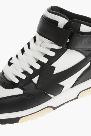 Leather OUT OF OFFICE Mid-Top Sneakers