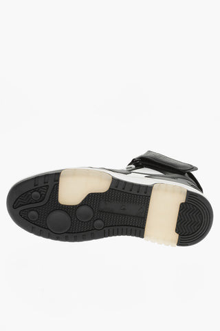 Leather OUT OF OFFICE Mid-Top Sneakers