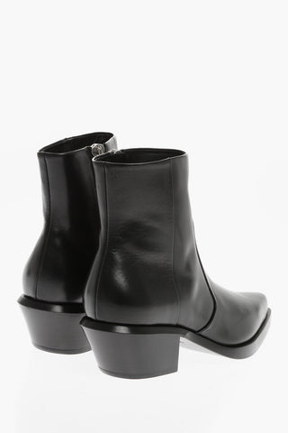 Leather TEXAN Boots Heel 5 cm