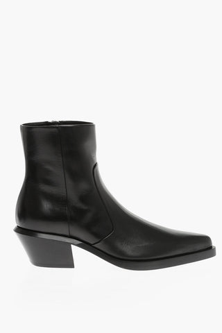 Leather TEXAN Boots Heel 5 cm