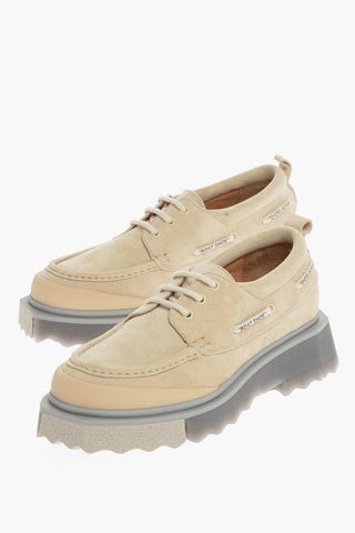 Suede Leather BOATSHOE Low-Top Sneakers