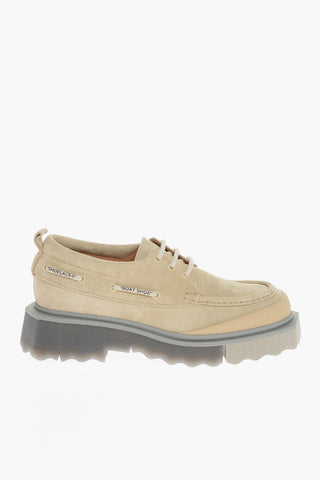 Suede Leather BOATSHOE Low-Top Sneakers