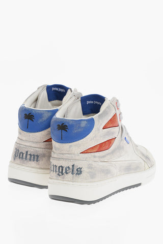 High-Top-Sneaker UNIVERSITY aus Leder im Vintage-Look