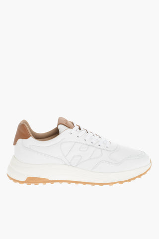 Sneaker Basse in Pelle con Suola Logata