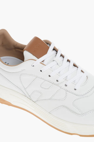 Sneaker Basse in Pelle con Suola Logata