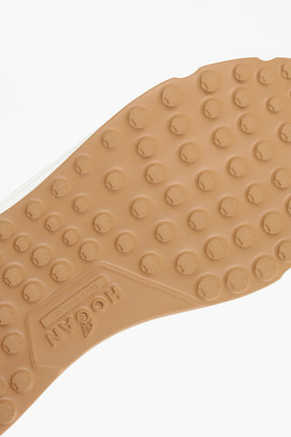 Sneaker Basse in Pelle con Suola Logata