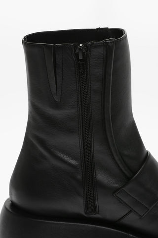 Leather MIKA Ankle Boots with Zip Closure