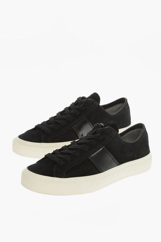 Sneakers Basse in Camoscio