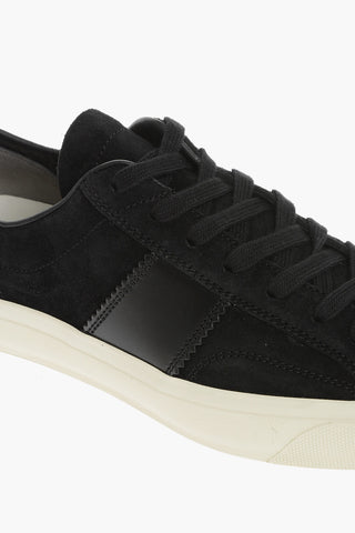 Sneakers Basse in Camoscio