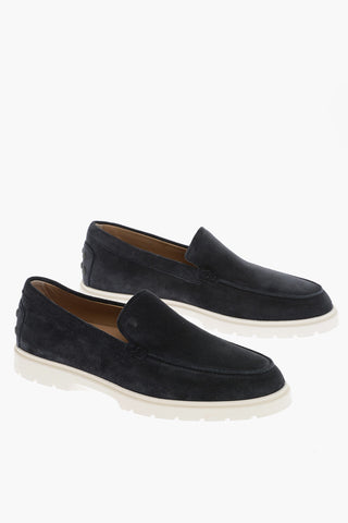 Suede IBRIDO Loafers with Contrasting Sole