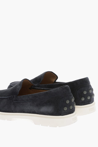 Suede IBRIDO Loafers with Contrasting Sole