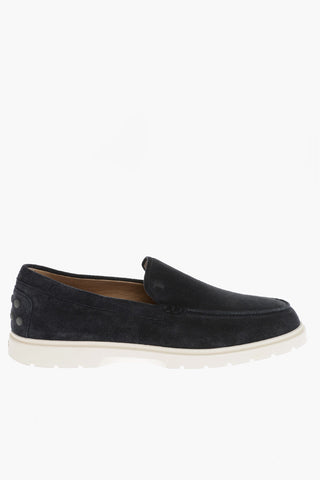 Suede IBRIDO Loafers with Contrasting Sole