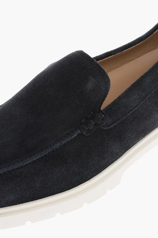 Suede IBRIDO Loafers with Contrasting Sole