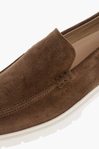 Suede IBRIDO Loafers with Contrast Sole